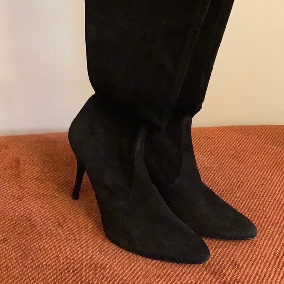 Stuart Weitzman Shoes - Stuart Weitzman Knee-High Crepe Boots